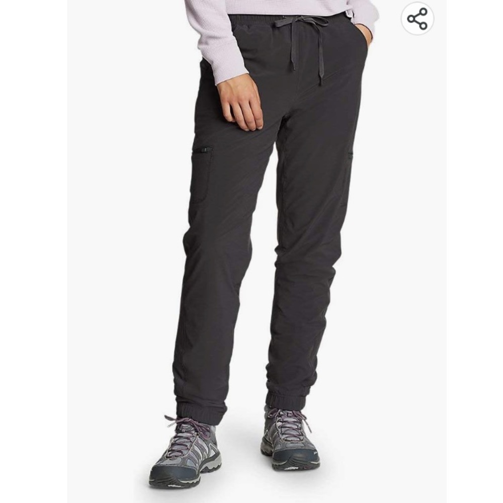 Eddie Bauer Women's Polar Fleece-Lined Pull-On Pan